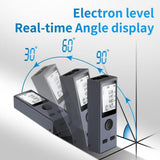 Mini Distance Measurement Tool, 98.42Ft/30M, 2mm Accuracy, M/in/Ft Unit Switching, Distance/Area V1192-AZ-W-14503