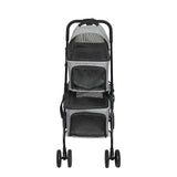 PaWz Two-tier Pet Stroller Double Dog ST1010-GY