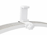 Emitto Nail Light Half Moon Desk Lamp Dimmable Salon Lash Phone Clip White LI0605-AU