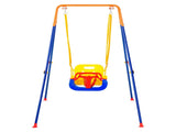 Swing Sets for Backyard, 3-in-1 Toddler Swing Set with 4 Sandbags, Foldable Metal Stand, Easy to V952-AXQQTZSL1RW07PILCV0