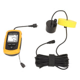 Portable Fish Depth Finder LCD Display Handheld Fish Finder 200khz Sonar Frequency Castable Kayak V1294-YM0901-3113240004311