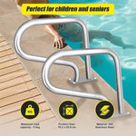 Swimming Pool Hand Rail Step Grab Rail 76.2x55.8cm with Drill Bit V63-837321