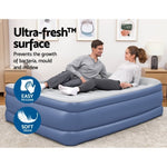 Bestway Air Mattress Queen Inflatable Bed 61cm Airbed Blue BW-BED-Q-61-67690