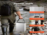 Highbanker Gold Panning Kit, 1270 mm 3-in-1 Folding High Banker Gold Sluice Box, 26 PCS Portable V952-TJC50YC9YCLH2E0IP001V0