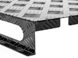 Diesel Tank Cover Double Side Sight Gauge Below Cut for Fuel Pick Up 10/15 L Tank Black Aluminium V985-ALLOYTANKCOVER