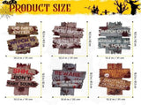 Lawn Decor Glass Fiber 6 Signs 15.7 In Stakes V1369-AZ3-W-15976