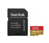 SanDisk Extreme microSDXC, SQXAA 128GB, V30, U3, C10, A2, UHS-I, 190MB/s R, 90MB/s W, 4x6, SD V1202-V2-FMS-MSDEXTRME-128G2