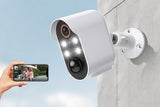 Security Cameras Wireless Outdoor Home Indoor Camera with Color Night Vision Motion Detection -White V1263-JX-6284-2