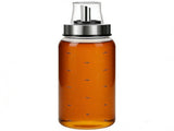 Honey Dispenser, 10ooz/300ml Honey Jar Maple Syrup Dispenser, No Drip Glass Honey' Dispenser Pot for V1192-AZ-W-18053