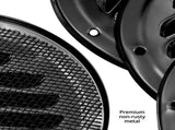4" Black Soffit Vent Cover with Screen Mesh, 10 Pack Round Metal Air Vent Louver, 5-11/16" Diameter V1258-DP02-C-2144