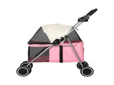PaWz Pet Stroller Dog Cat Carrier Foldable Pink ST1005-PK