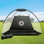 Everfit 3M Golf Practice Net Portable Training Aid Driving Target Tent Black TENT-C-GOLF-BK