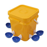 Automatic Chicken Waterer Cup with 12L Handheld Barrel Poultry Drinking Equipemnt for Goose Duck V1294-YM0706-3111230182713