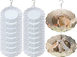 16 Pack 8 Inch Sublimation Wind Spinner Blanks 3D Aluminum Wind Spinners Hanging Wind Spinners DIY V1258-DP02-C-2286