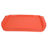 3PCS Colorful Food Tray Rectangle Thickened Binaural Plastic Tray Heat Resistance Stackable V1294-YM0523-3118220042011