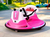Rigo Ride on Cars Kids Bumper 12V Ride on Toy Toddler Remote Control Pink RCAR-BUMPER-S-PK