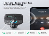 UGREEN 80910 Car Bluetooth 5.0 FM Transmitter V28-ACBUGN80910