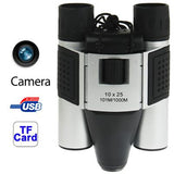 5-In-1 Binocular Camera With Video Digital Pc Cam And Tf Card Reader - 10X25Mm 101M / 1000M Field Of PRL-5720-GO-S