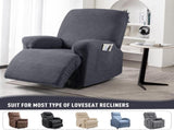 Recliner Covers, Stretch Reclining Chair Covers, Recliner Sofa Slipcovers Stripe Jacquard Recliner V1258-DP02-C-1274