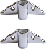 2PCS 316 Stainless Steel Row Lock Oarlock Socket Support Bracket for 1/2" Shank V1259-DP01-A-1284