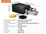 Hydraulic Pump, 20 Quart Hydraulic Power Unit, Single Acting Dump Trailer Pump, 0.91 GPM Flow Rate, V952-YXYYB12VZLDJAW8J4V0