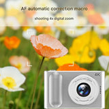 Ultra HD 4K Dual Lens Digital Camera - 44MP, 4X Zoom, 2.4" Screen, Complete with 64GB Card V888-ELOSUNG29935
