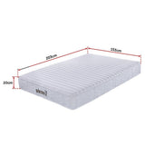 Contour Encased Coil Queen Mattress Hybrid Support with CertiPUR-US Certified Foam Comfort Layers V63-818753