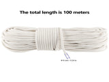 Sash Cord, Cotton Sash Cord, White Sash Cord for Window, Clotheslines, Decoration, Tie Down, Camping V1369-AZ3-W-03449