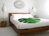 Leaf Flannel Blanket Multi Functional Leaf Shape Blanket for Picnic Office V1294-YM0716-220707DJ02-3