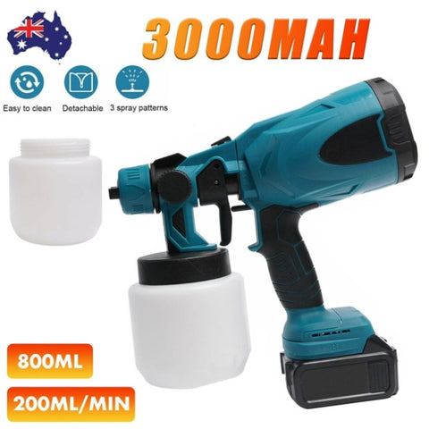 Cordless High Pressure Airless Spray Gun Paint Sprayer For Makita 36V Battery AU V201-SPRAY02BU8AU