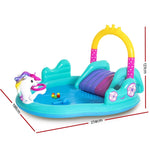 Bestway Kids Pool 274x198x137cm Inflatable Above Ground Swimming Play Pools 220L BW-POOL-PLAY-53097