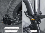 West Biking, folding bike lock, bike security, combination lock, cycling accessories, Australian V1102-140-48886