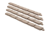 Faux Stone Landscape Edging 1180 x 95 x 57 mm Garden Lawn Edging for Walkway Brown V952-RZSPZXCCZS00MU8Y3V0