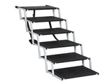 Pawz Dog Ramp Pet Stair Car Suv Travel Step Foldable PT1145-6-BK-IR