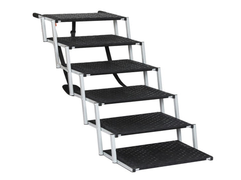 Pawz Dog Ramp Pet Stair Car Suv Travel Step Foldable PT1145-6-BK-IR_NZ