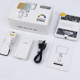 Rechargeable Clip Fill Light - 60 Leds 3 Light Modes Front & Back Clip A Type Blue V562-3059194060DBT
