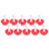 10Pcs Chick Water Drinker Bowl Plastic Poultry Farm Drinking Cups Watering System Supplies V1294-YM0710-3111210291711