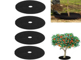 Tutuviw Non Woven Tree Ring, 24.4 inches Round Tree Base Weed Barrier Fabric Cover, Degradable and V1189-WXFWAL-20260319-00120