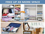 12 Pack Vacuum Storage Bags, Space Saver Vacuum Storage Bags, Vacuum Seal Bags for Clothing, V1366-AZ2-W-02290
