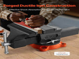203 mm Bench Vice Multipurpose Heavy Duty Ductile Iron Swivel Locking Base V952-DXZSDGNTQ8INTFIJJV0
