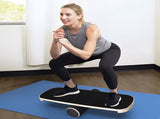 Wooden Balance Board Non-Slip Roller Board Home Fitness Balance Trainer Improves Core Stability for V985-WOBBLEBOARD