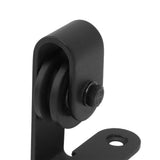 Mini Black Sliding Barn Door Hardware Roller Set Barn Door Lift Rail Accessories for Cabinet V1294-YM0901-3114230086611
