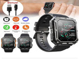 Njord Gear Indestructible Tactical Smartwatch Military Grade & Rugged - Black V1181-EHN0039-BK