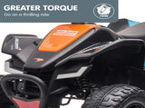 Kahuna MCL35 McLaren Kids Toy Ride On Electric Quad Bike - Black CAR-MCL-35L-BK