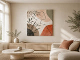 Quiet Muse Stretched Canvas Wall Art - Portrait - 40W x 50H cm V767-PP-QM-4050-ST