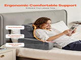 Reading Pillow, Backrest Support Pillow with Arm and 3 Pockets, Large Size Bed Pillow with Removable V952-CSYDZHS00000R36OL001V0