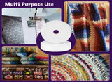 White Nonwoven Batting for Quilting, Crafting, High Filtration, Gentle Fiber Structure V1369-AZ3-W-19348