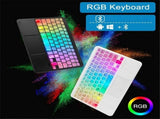 Transparent Colorful Luminous Bluetooth Keyboard 10-Inch Backlit Bluetooth Keyboard Suitable for V1369-AZ3-W-12698
