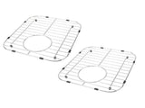 Kitchen Sink Grid for Single Bowl Sinks Stainless Steel Sink Bottom Protector Rack with 2 Strainers V1294-YM0901-3118250161911