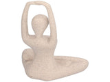 Yoga Pose Statue Nordic Sandstone Resin Yoga Pose Figurines Collectible Decoration Gifts for Home V1294-YM0714-3115210193512